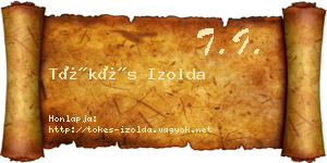 Tőkés Izolda névjegykártya